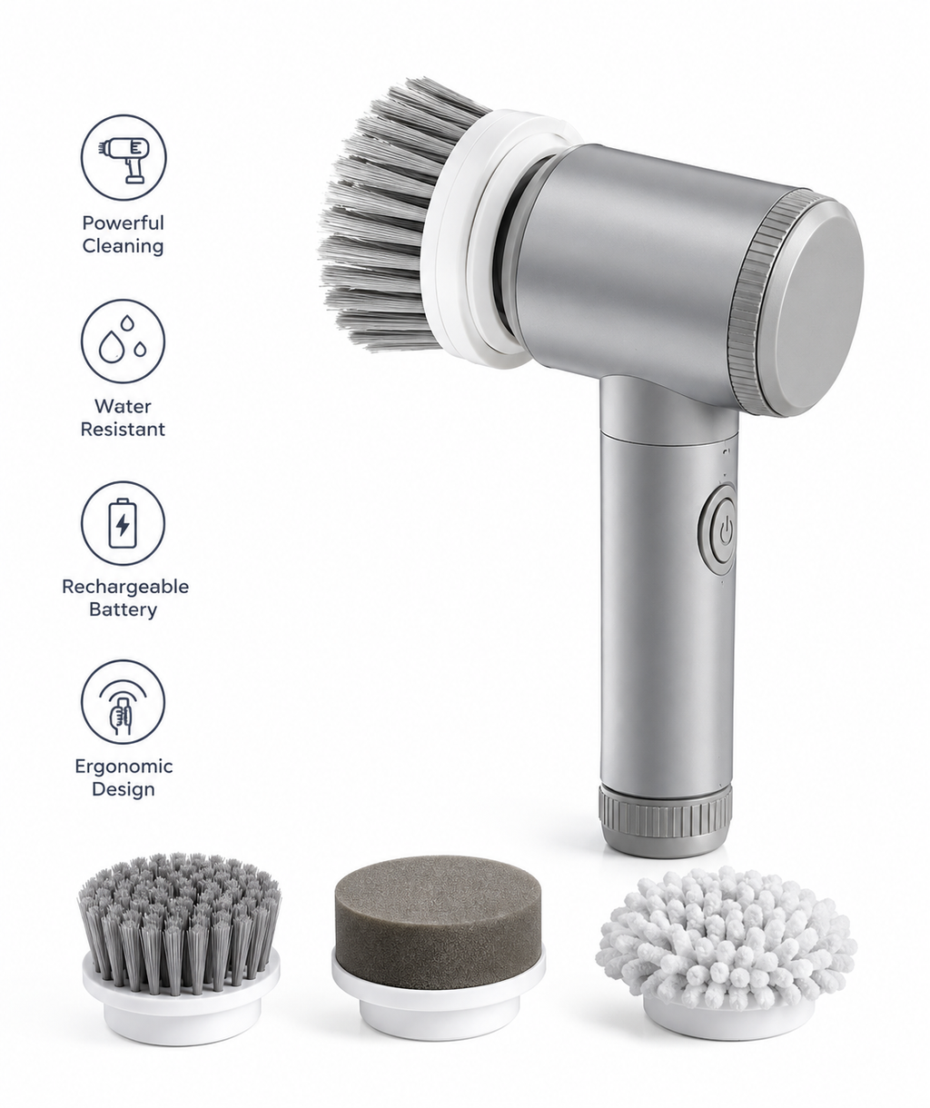 PowerScrub Electric Spin Scrubber