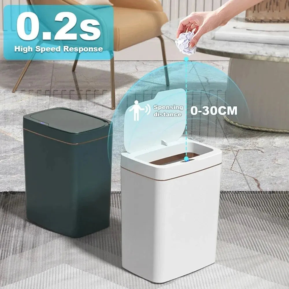 Smart Touches Bathroom Trash Can