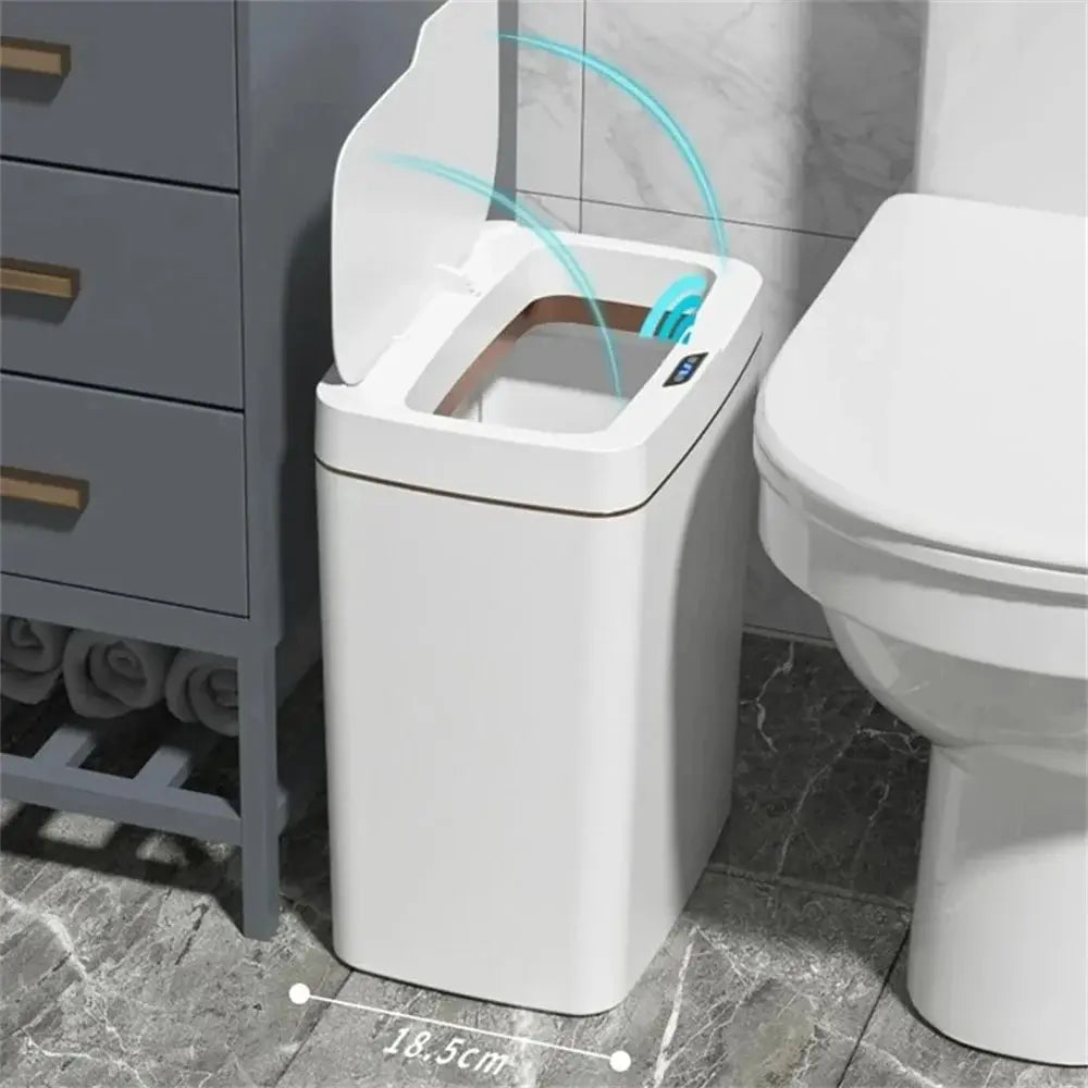 Smart Touches Bathroom Trash Can