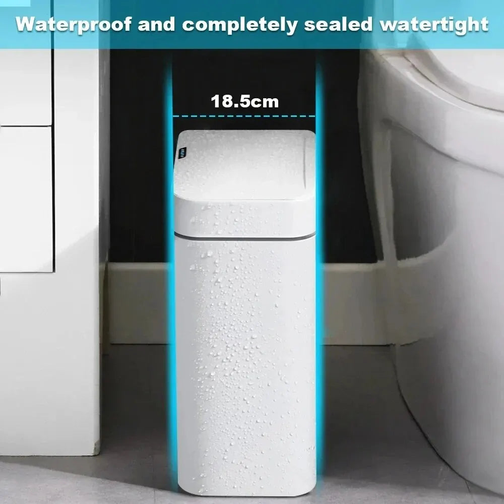 Smart Touches Bathroom Trash Can